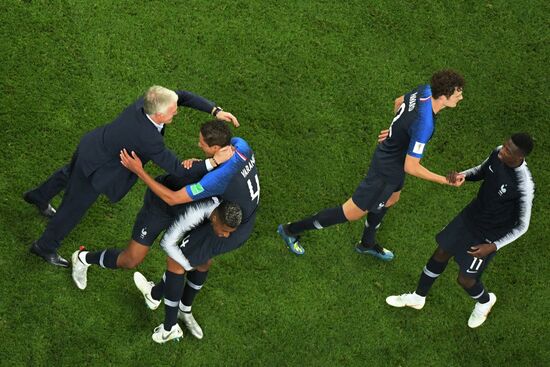 Футбол. ЧМ-2018. Матч Франция - Бельгия