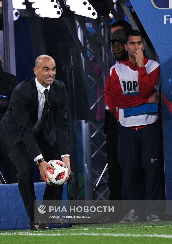 Футбол. ЧМ-2018. Матч Франция - Бельгия