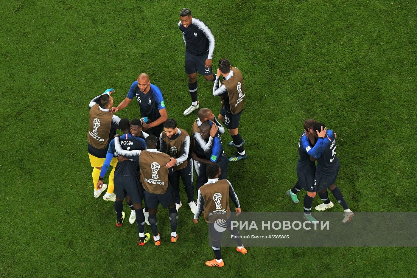 Футбол. ЧМ-2018. Матч Франция - Бельгия