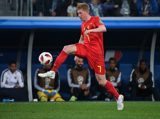 Футбол. ЧМ-2018. Матч Франция - Бельгия