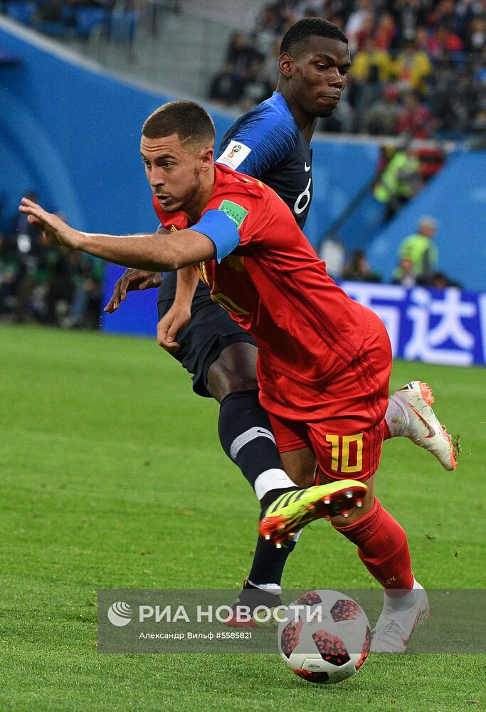 Футбол. ЧМ-2018. Матч Франция - Бельгия