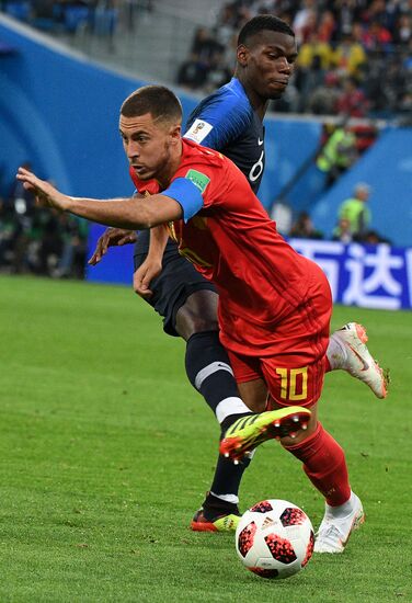 Футбол. ЧМ-2018. Матч Франция - Бельгия