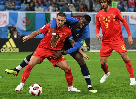 Футбол. ЧМ-2018. Матч Франция - Бельгия