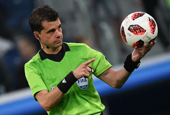 Футбол. ЧМ-2018. Матч Франция - Бельгия