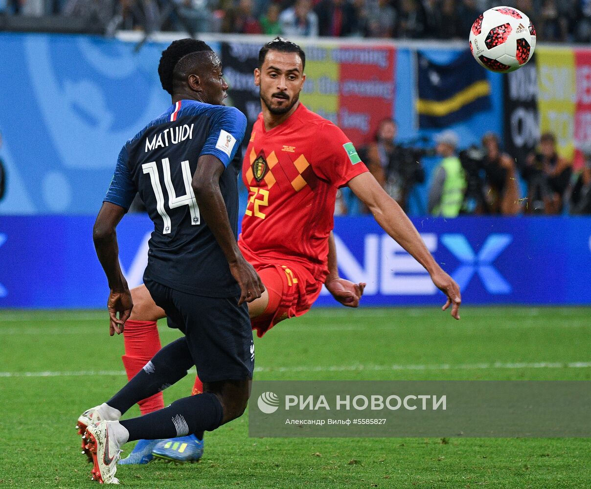 Футбол. ЧМ-2018. Матч Франция - Бельгия