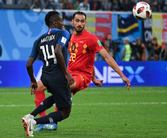 Футбол. ЧМ-2018. Матч Франция - Бельгия