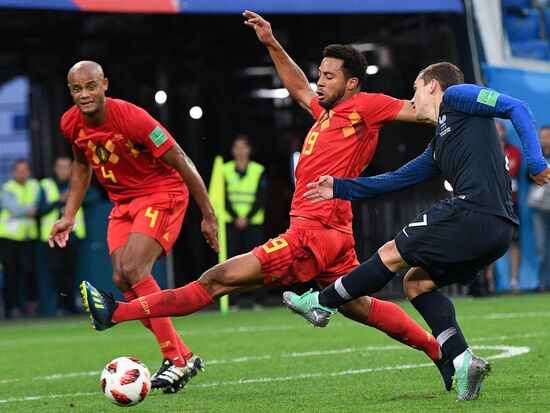 Футбол. ЧМ-2018. Матч Франция - Бельгия