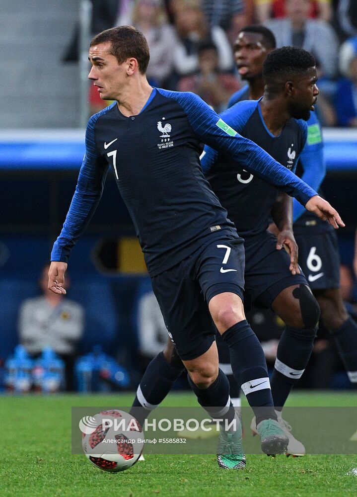 Футбол. ЧМ-2018. Матч Франция - Бельгия