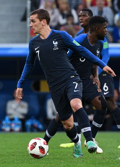 Футбол. ЧМ-2018. Матч Франция - Бельгия