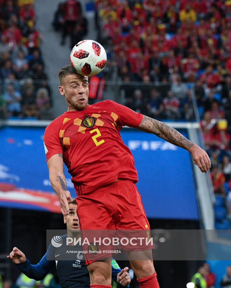 Футбол. ЧМ-2018. Матч Франция - Бельгия