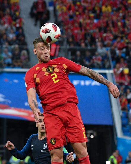 Футбол. ЧМ-2018. Матч Франция - Бельгия