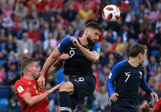 Футбол. ЧМ-2018. Матч Франция - Бельгия