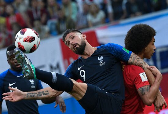 Футбол. ЧМ-2018. Матч Франция - Бельгия