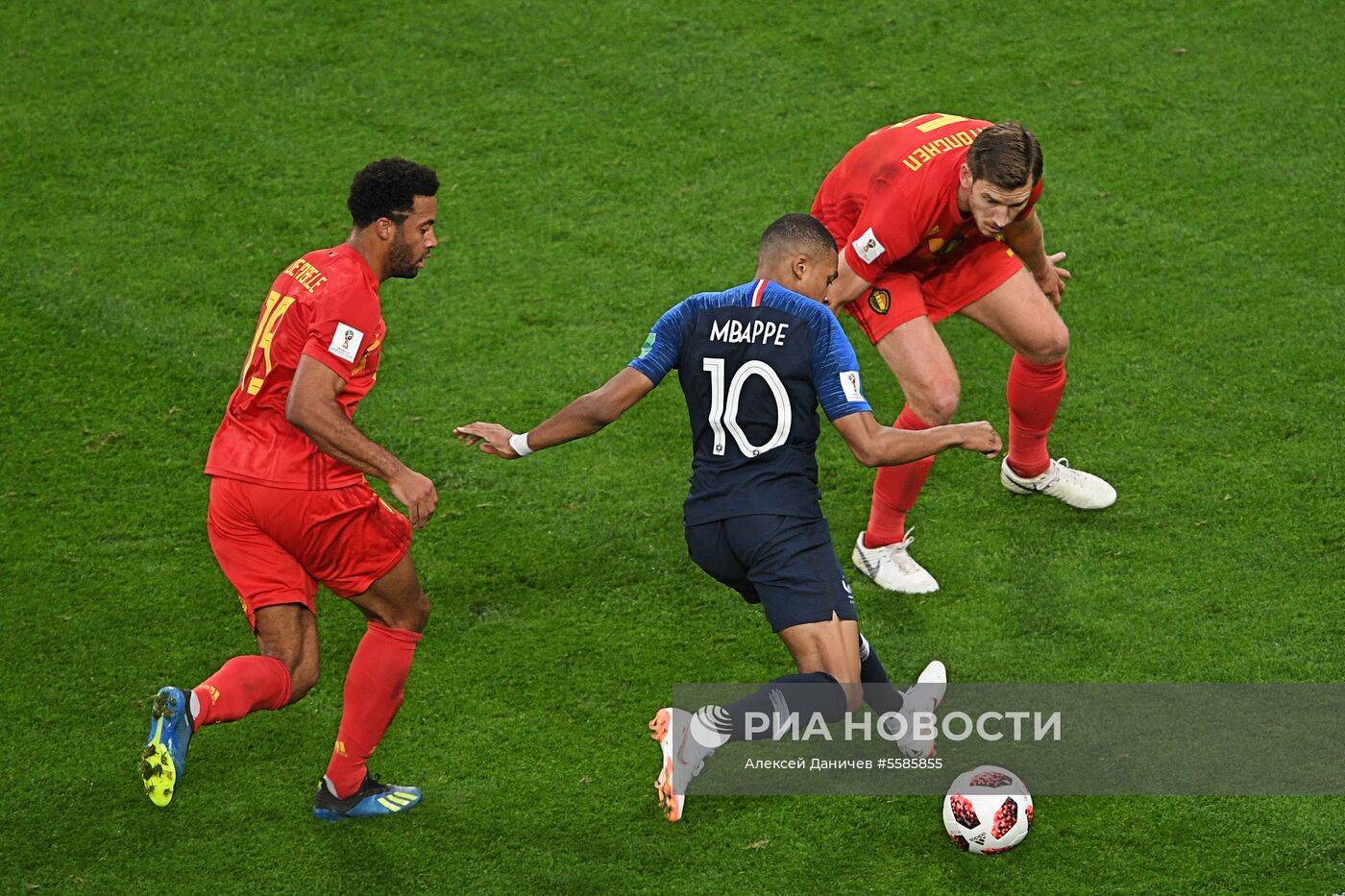 Футбол. ЧМ-2018. Матч Франция – Бельгия