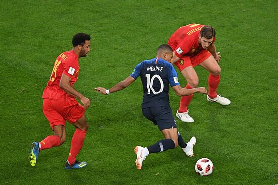  Футбол. ЧМ-2018. Матч Франция – Бельгия