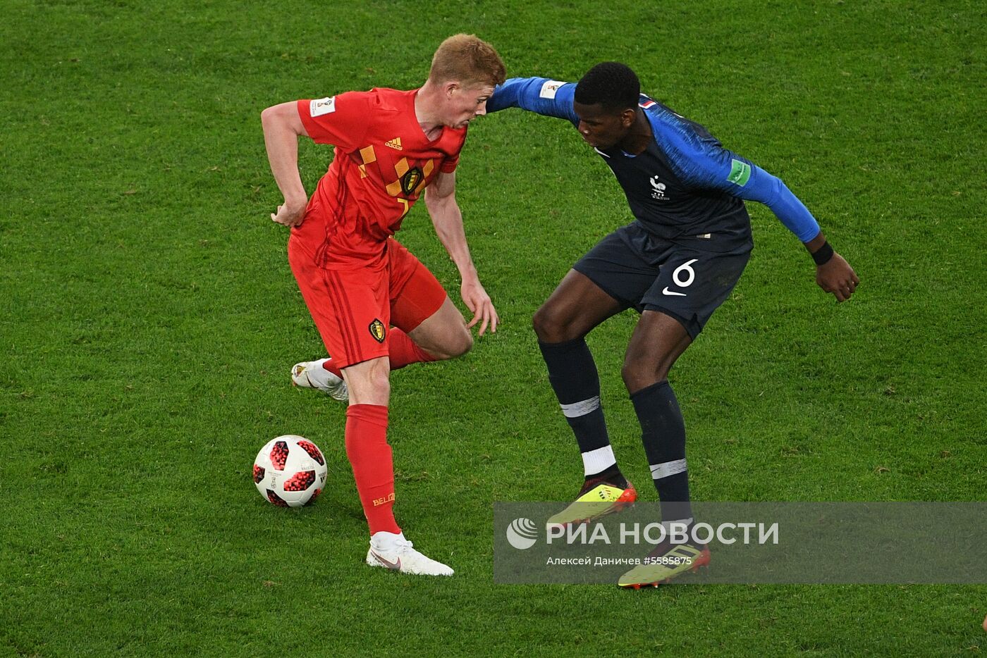 Футбол. ЧМ-2018. Матч Франция – Бельгия