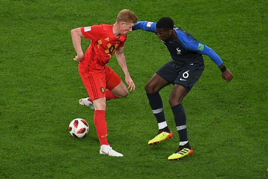  Футбол. ЧМ-2018. Матч Франция – Бельгия