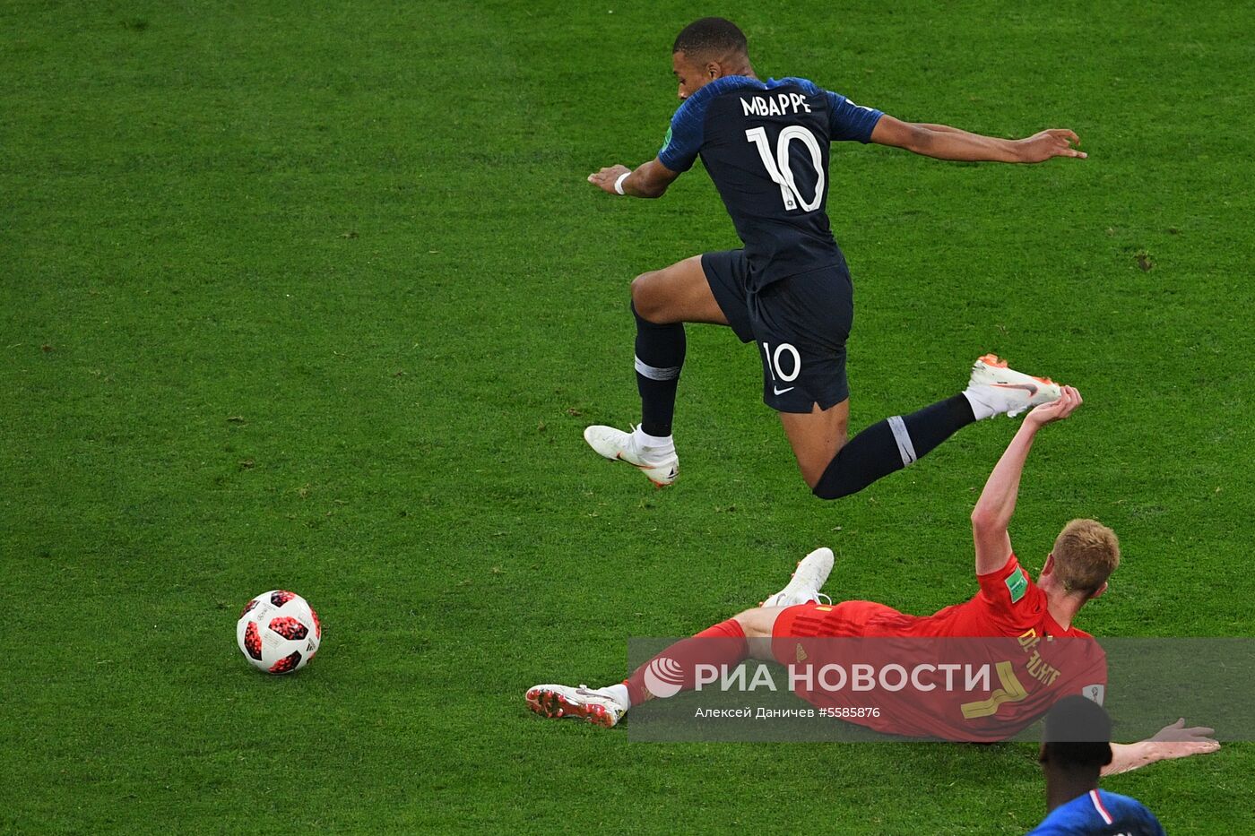 Футбол. ЧМ-2018. Матч Франция – Бельгия