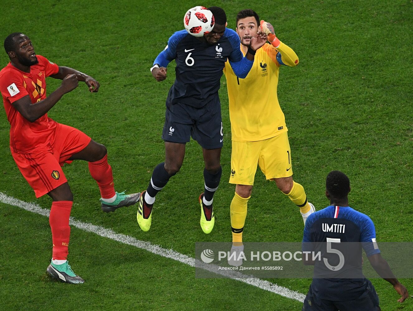 Футбол. ЧМ-2018. Матч Франция – Бельгия