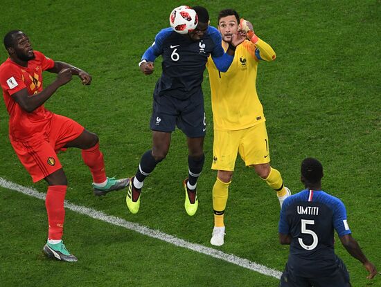  Футбол. ЧМ-2018. Матч Франция – Бельгия