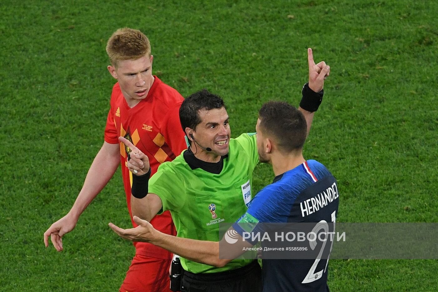 Футбол. ЧМ-2018. Матч Франция – Бельгия