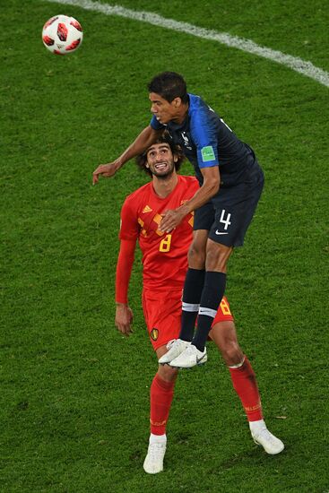  Футбол. ЧМ-2018. Матч Франция – Бельгия