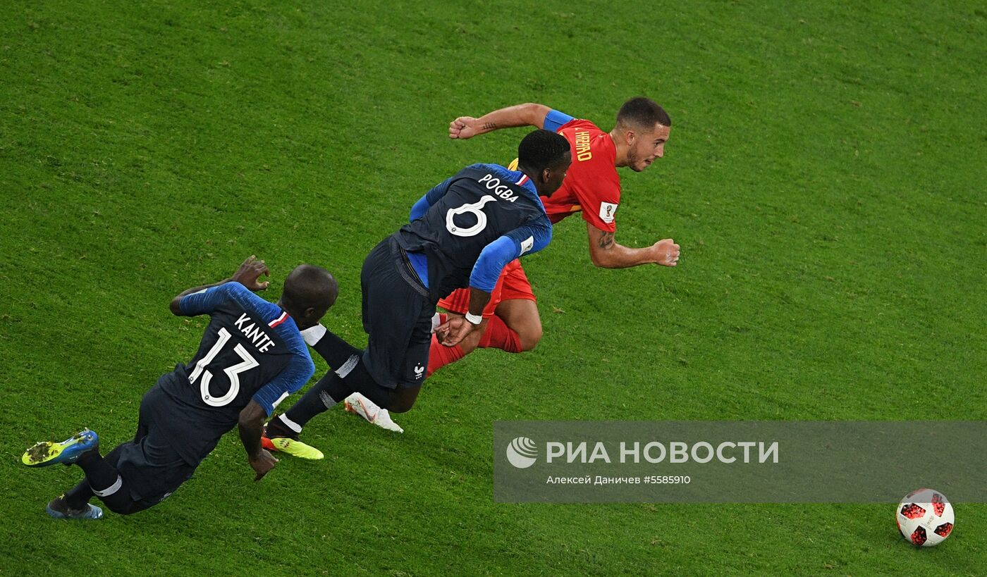 Футбол. ЧМ-2018. Матч Франция – Бельгия