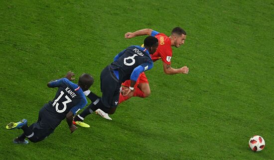  Футбол. ЧМ-2018. Матч Франция – Бельгия