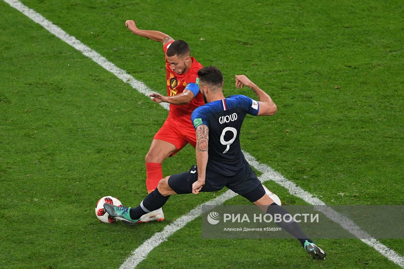 Футбол. ЧМ-2018. Матч Франция – Бельгия
