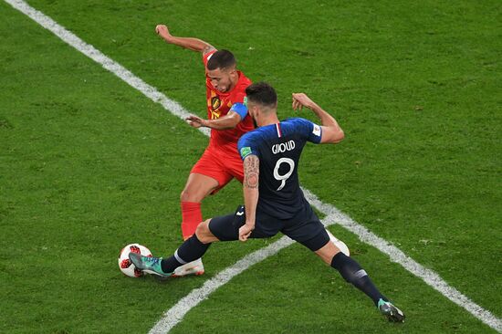  Футбол. ЧМ-2018. Матч Франция – Бельгия