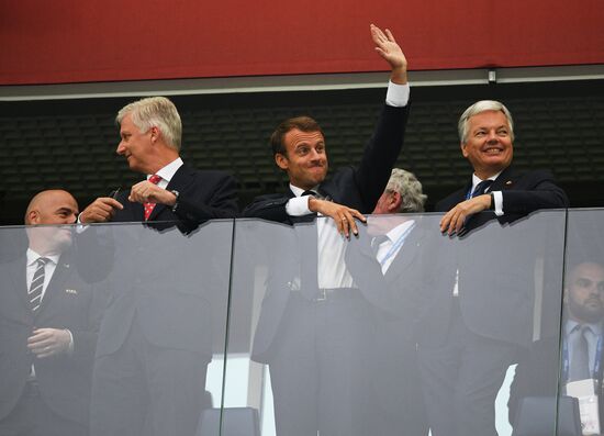 Футбол. ЧМ-2018. Матч Франция - Бельгия