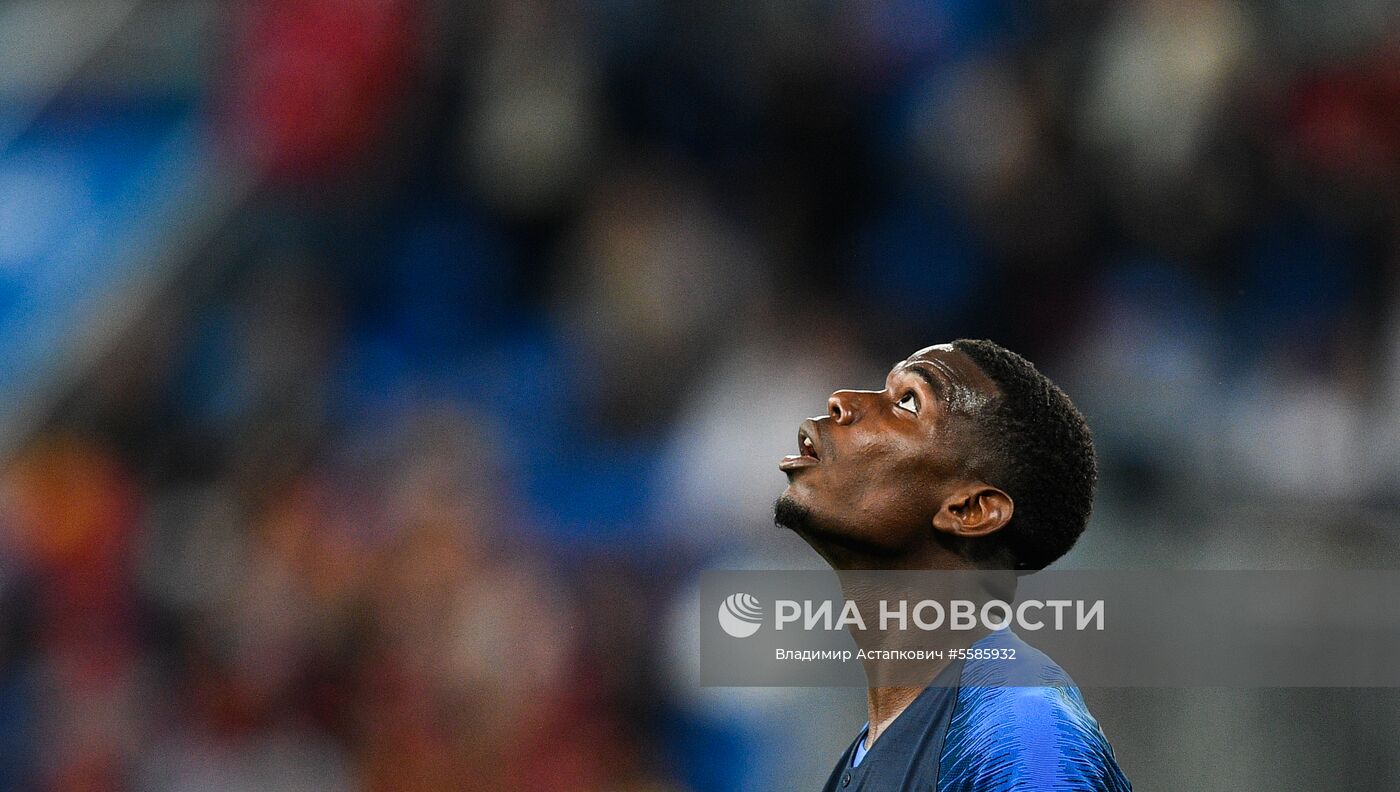 Футбол. ЧМ-2018. Матч Франция - Бельгия