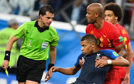 Футбол. ЧМ-2018. Матч Франция - Бельгия