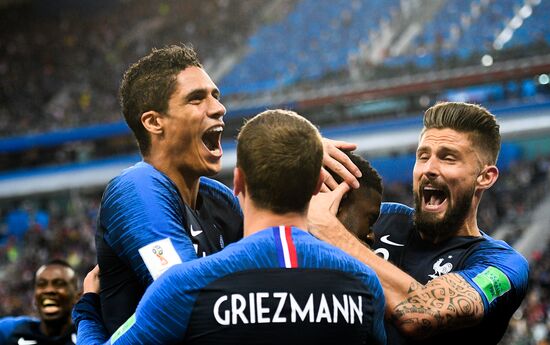 Футбол. ЧМ-2018. Матч Франция - Бельгия