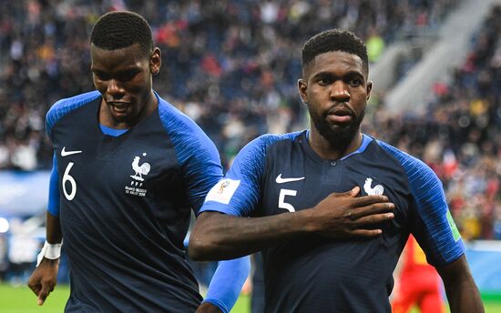 Футбол. ЧМ-2018. Матч Франция - Бельгия