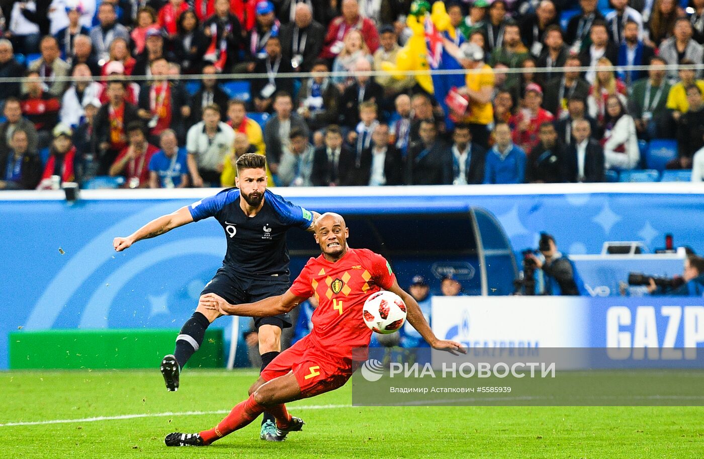 Футбол. ЧМ-2018. Матч Франция - Бельгия