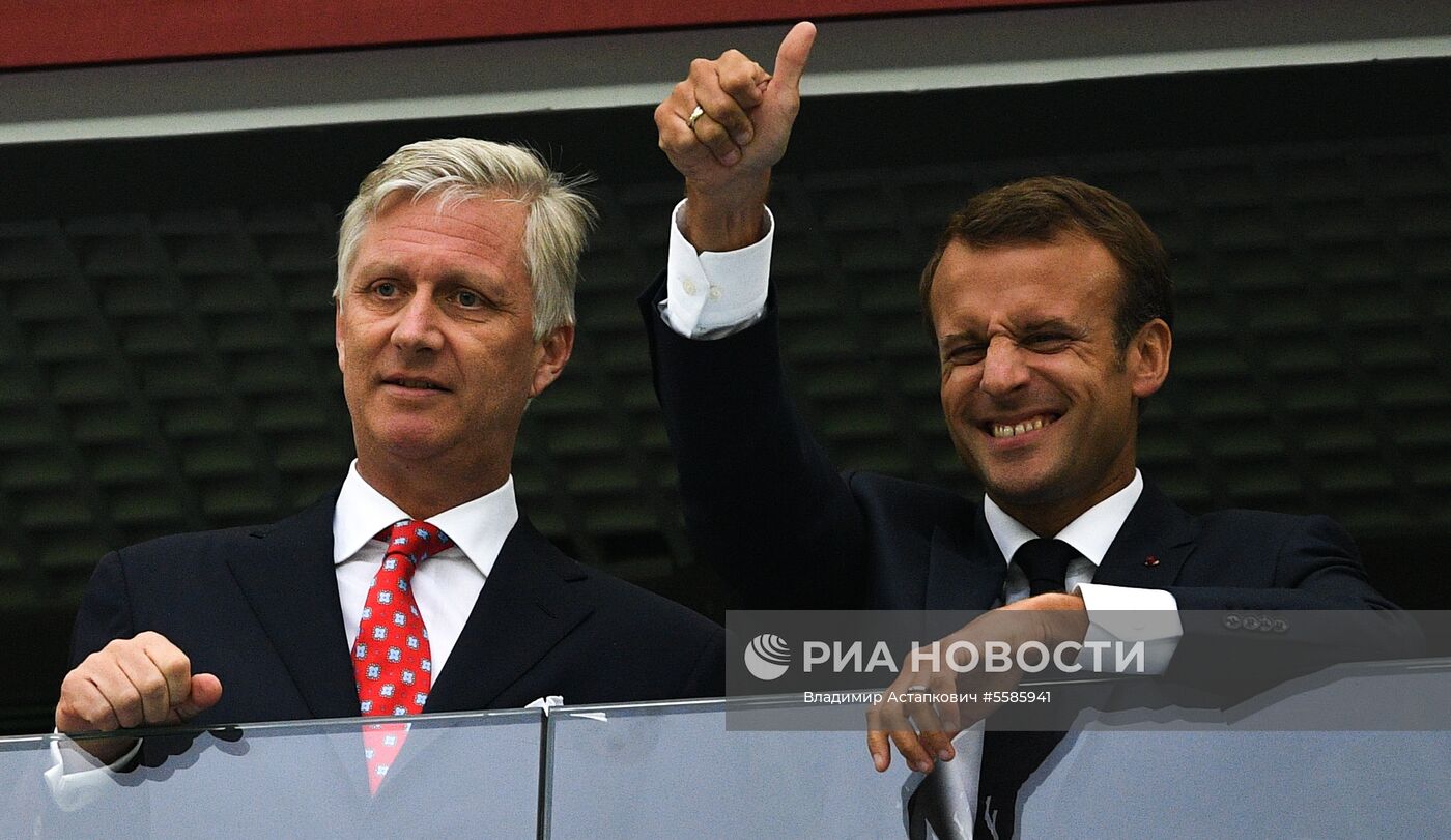 Футбол. ЧМ-2018. Матч Франция - Бельгия