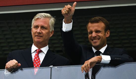 Футбол. ЧМ-2018. Матч Франция - Бельгия