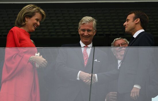 Футбол. ЧМ-2018. Матч Франция - Бельгия