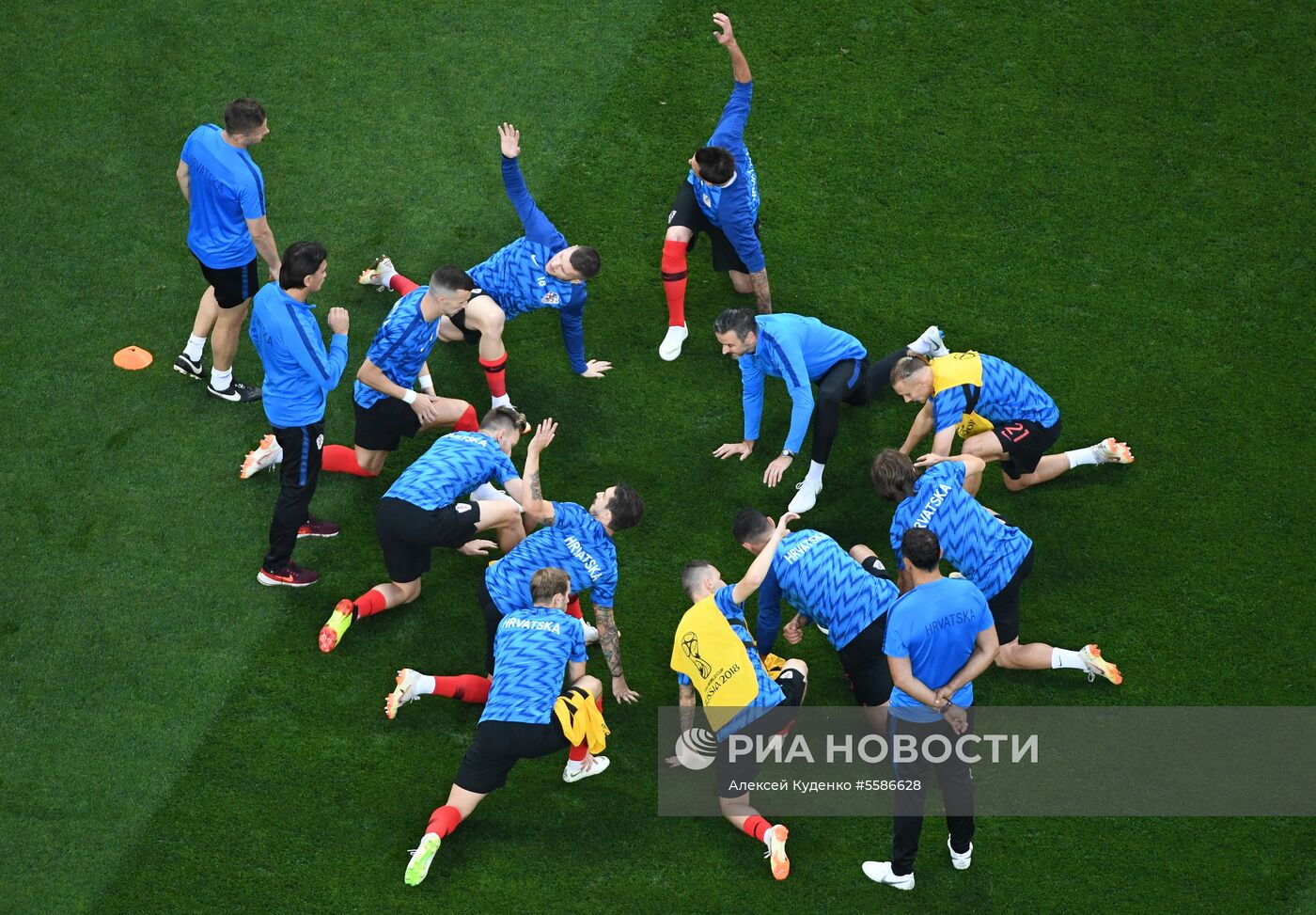 Футбол. ЧМ-2018. Матч Хорватия - Англия