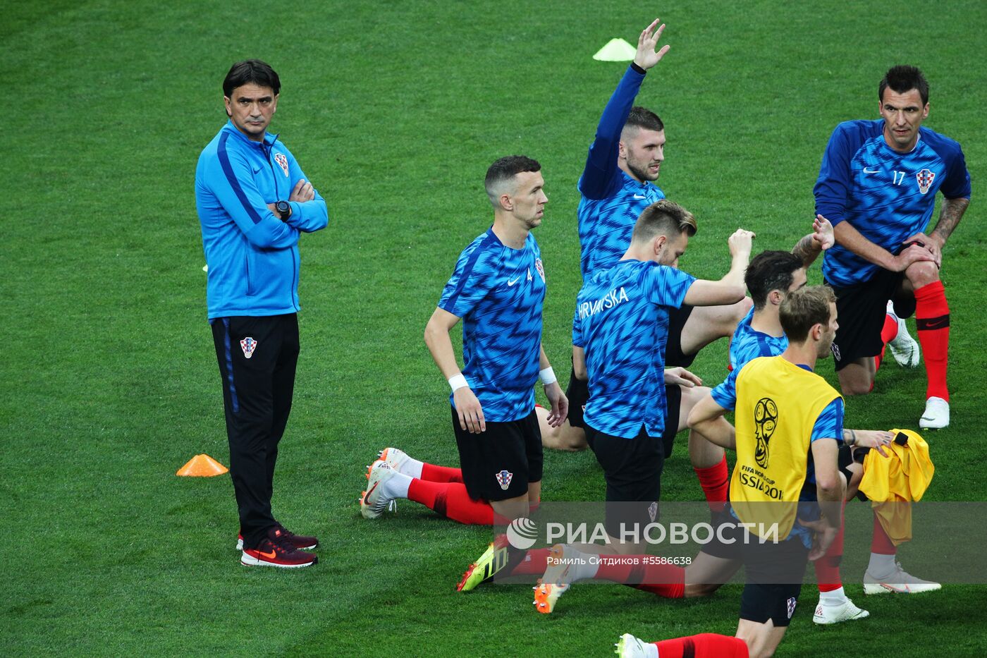 Футбол. ЧМ-2018. Матч Хорватия - Англия