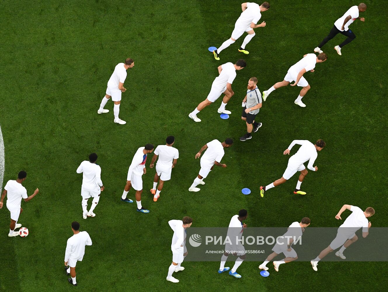 Футбол. ЧМ-2018. Матч Хорватия - Англия 