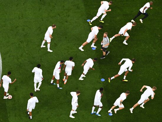 Футбол. ЧМ-2018. Матч Хорватия - Англия 