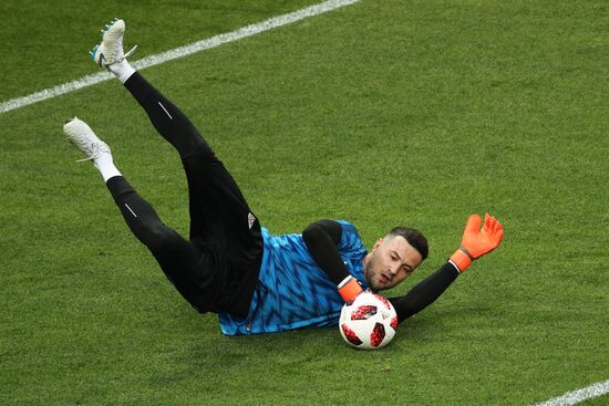 Футбол. ЧМ-2018. Матч Хорватия - Англия 