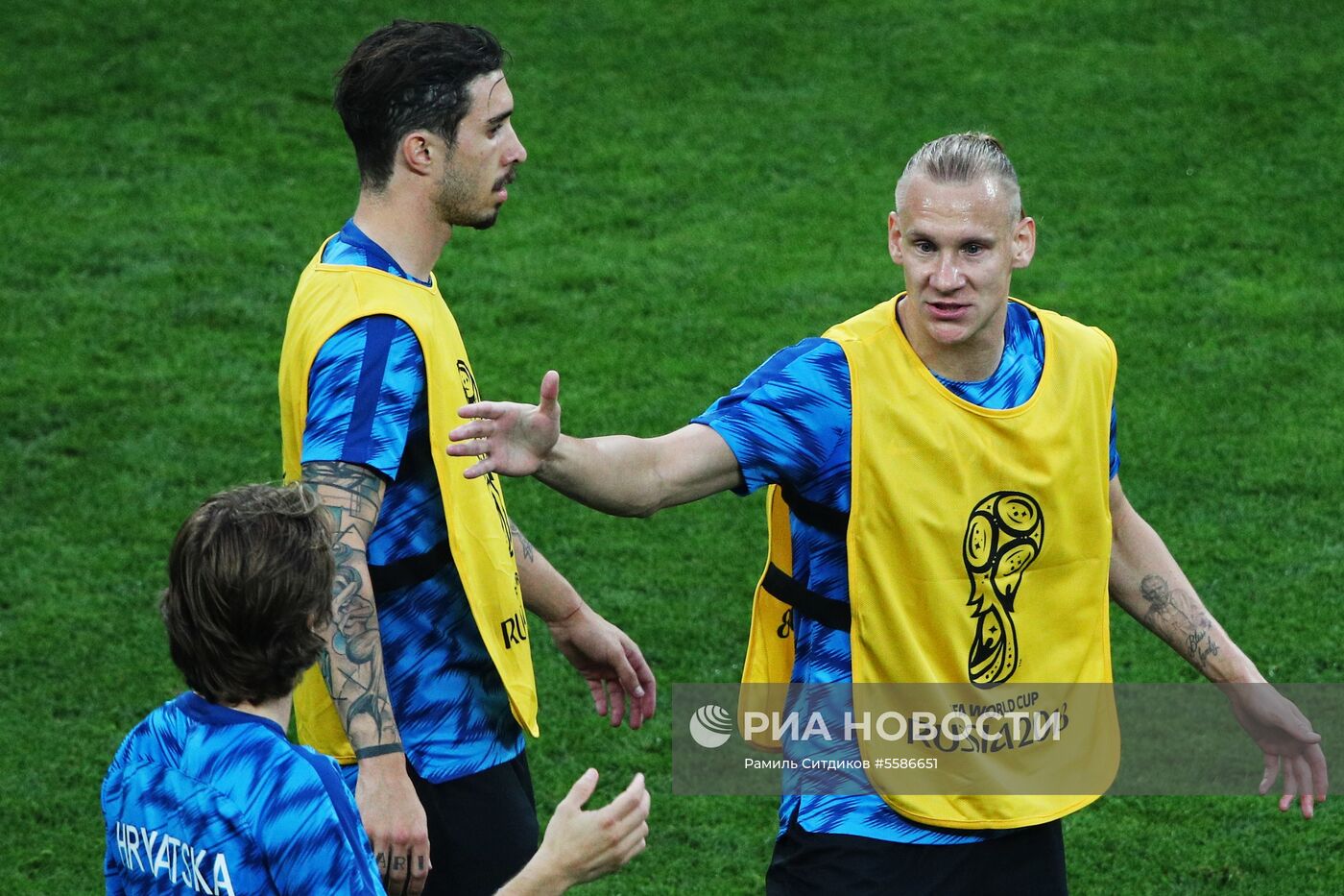 Футбол. ЧМ-2018. Матч Хорватия - Англия