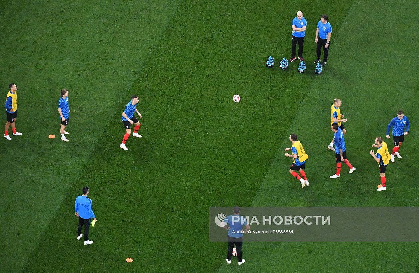 Футбол. ЧМ-2018. Матч Хорватия - Англия