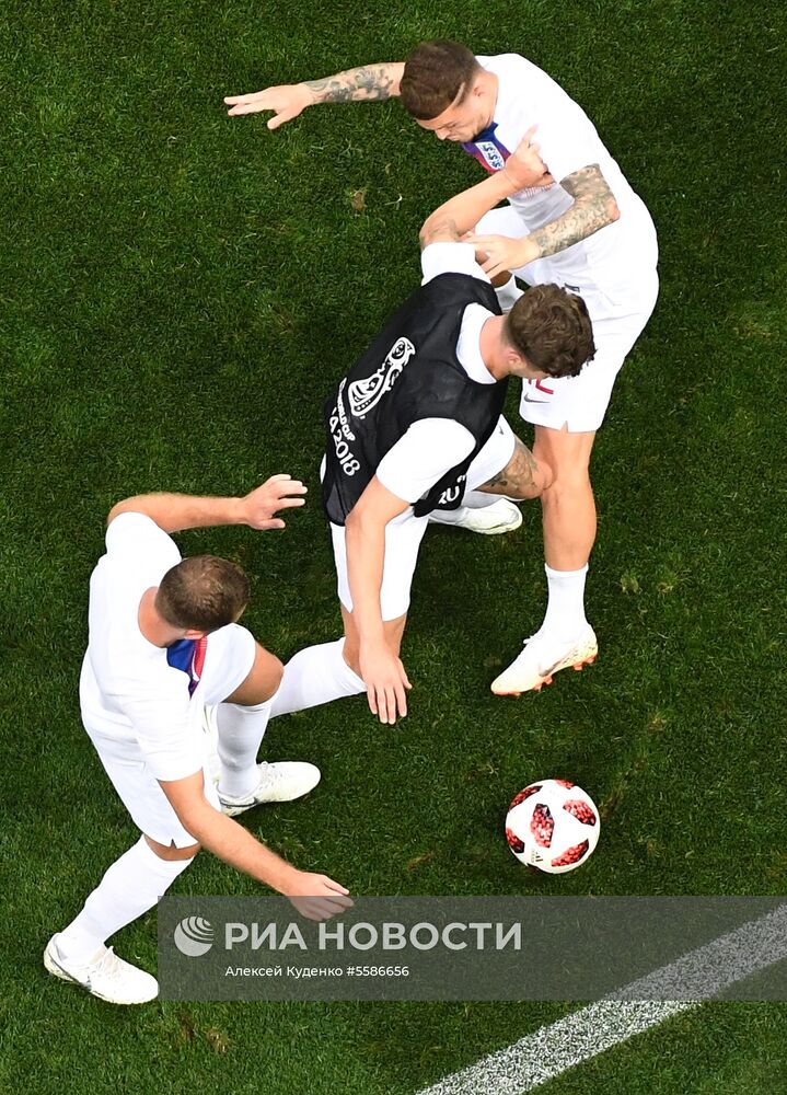 Футбол. ЧМ-2018. Матч Хорватия - Англия