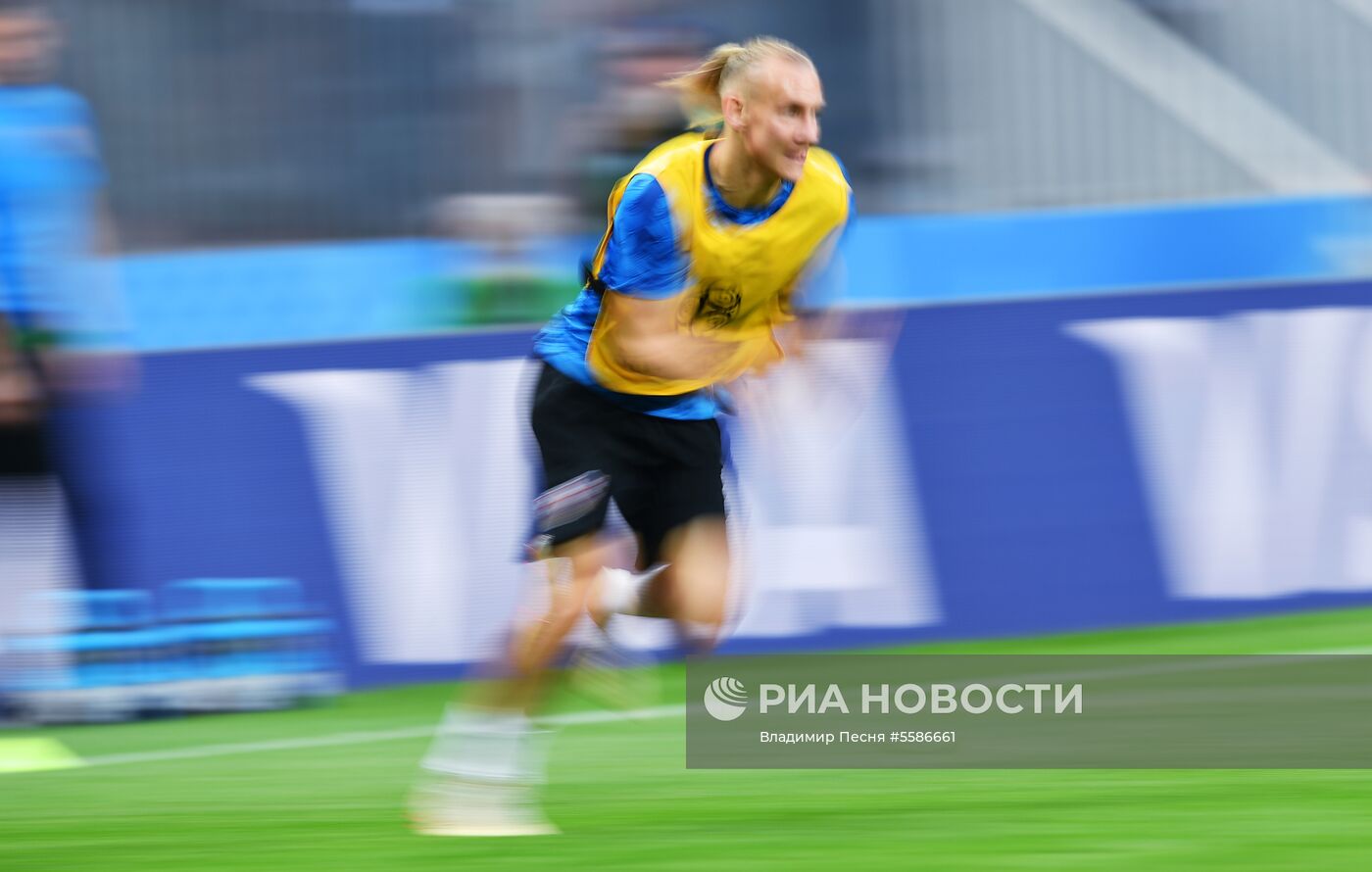 Футбол. ЧМ-2018. Матч Хорватия - Англия