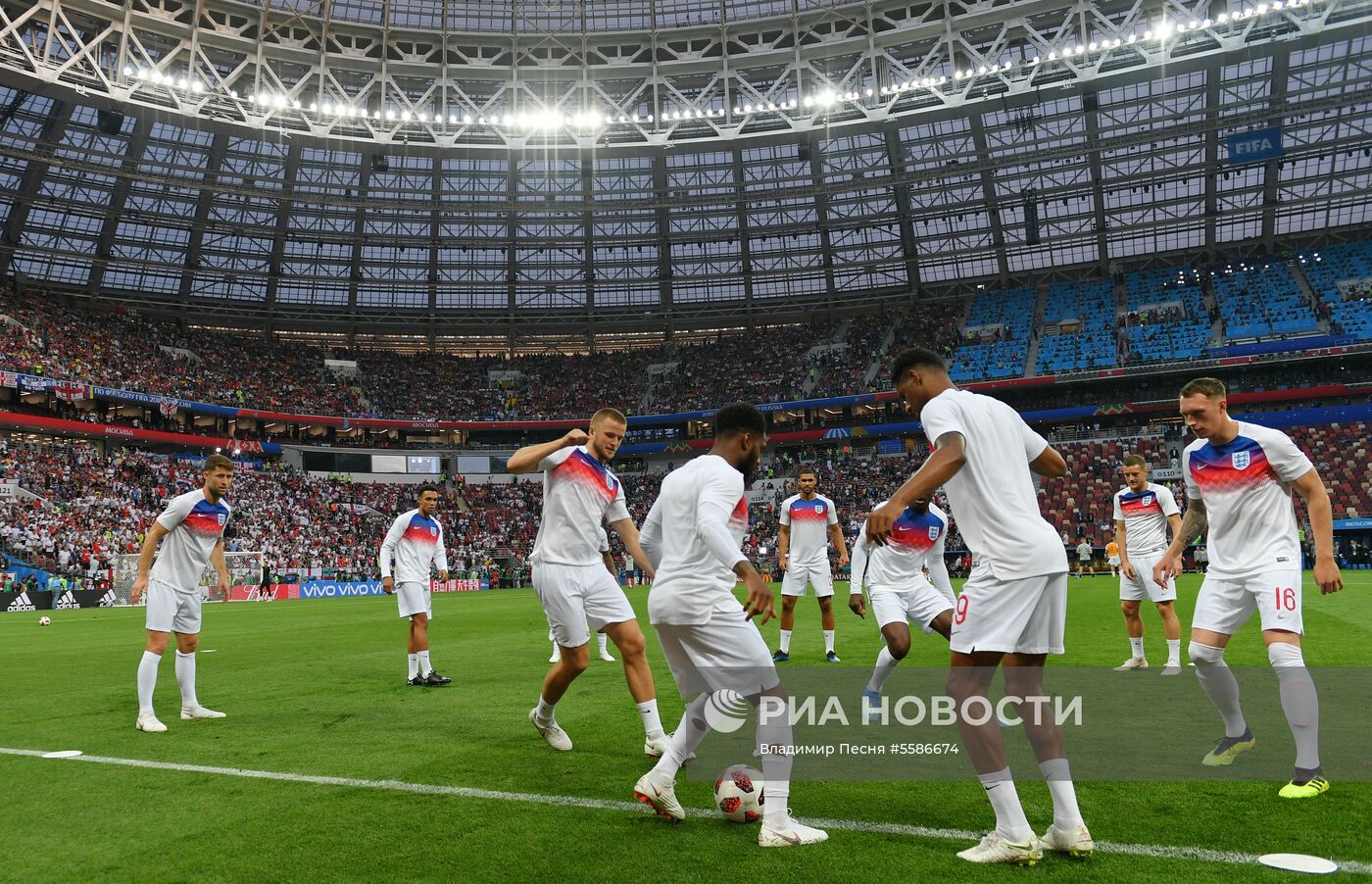 Футбол. ЧМ-2018. Матч Хорватия - Англия