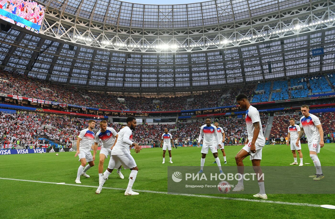 Футбол. ЧМ-2018. Матч Хорватия - Англия